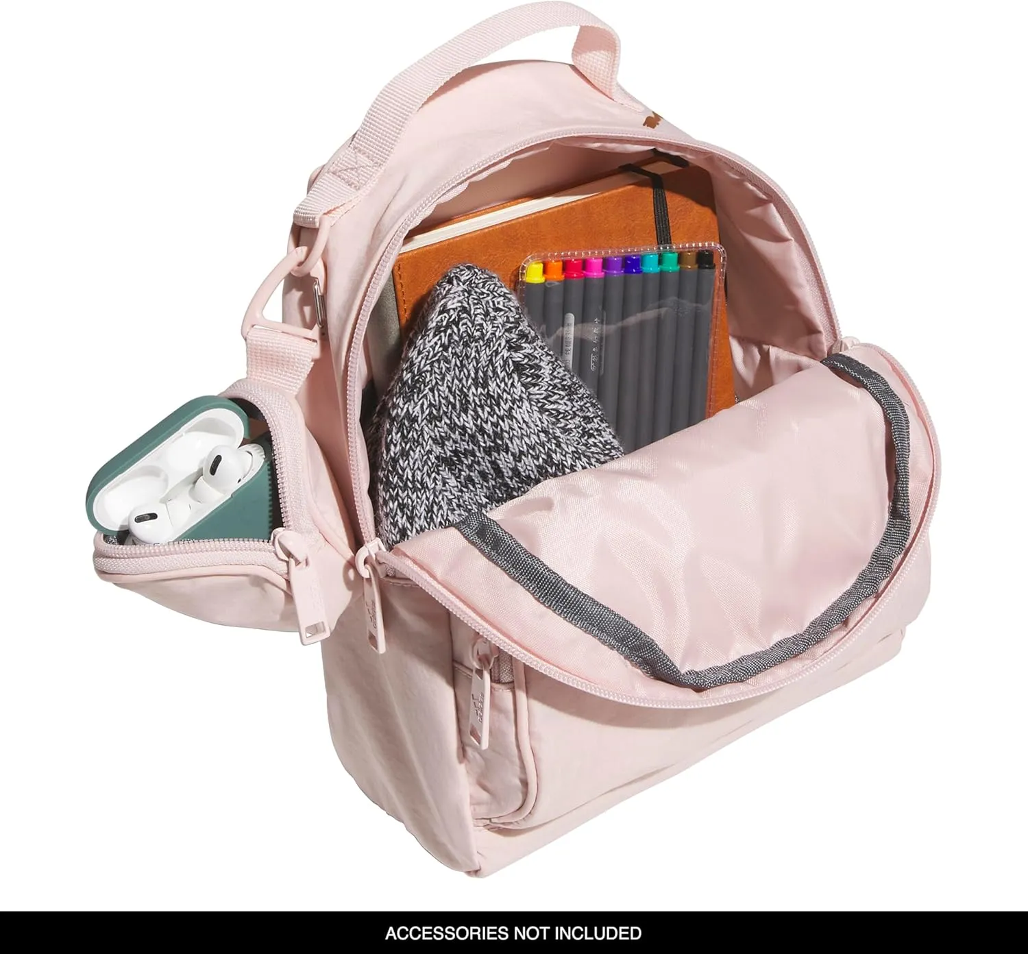 adidas Must Have Mini Backpack, Small Festivals and Travel, Sandy Pink, One Size