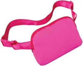 Amscan Stylish Pink Belt Bag - 8.5" x 10.5" (1 Pc.) - Perfect for Daily Use, Outdoor Activities, Gym Workouts, Running & More
