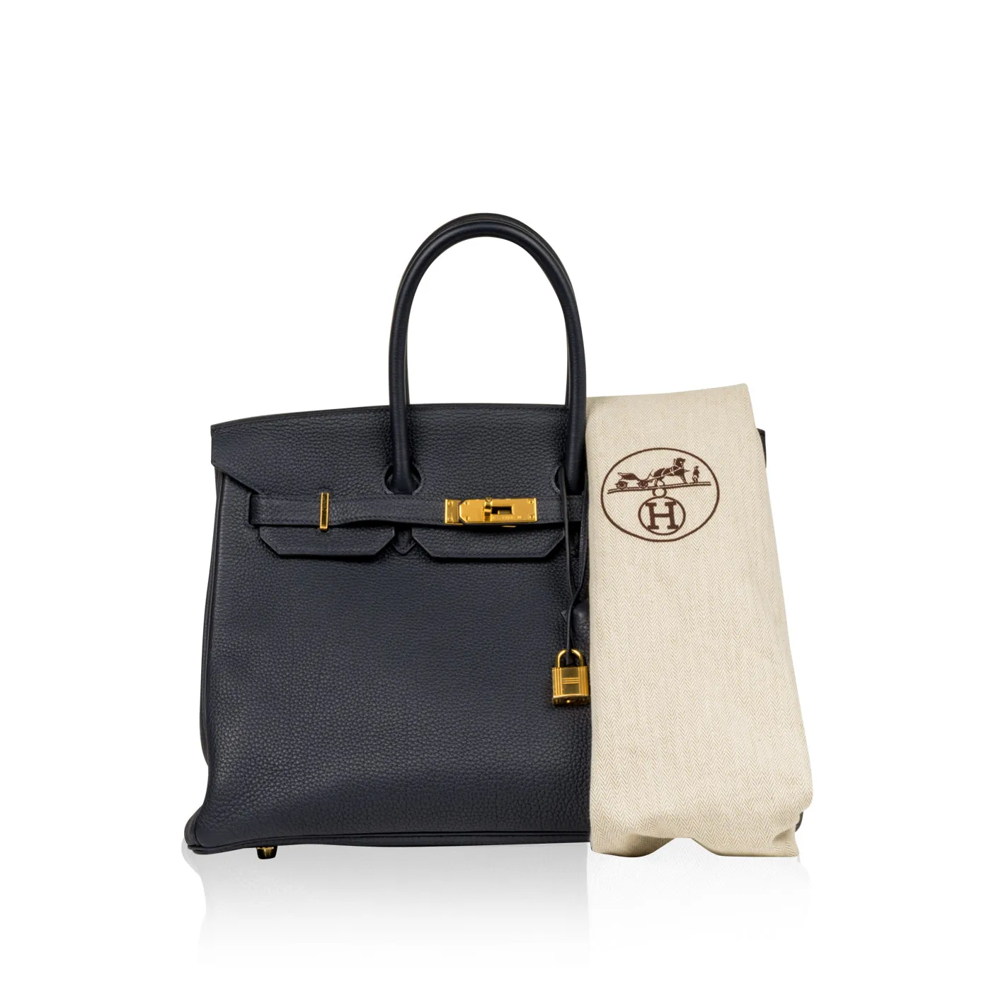 Birkin 35 - Blue Indigo Togo - GHW
