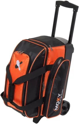 Bowlerstore Products Moxy Double Roller Bowling Bag- Orange/Black