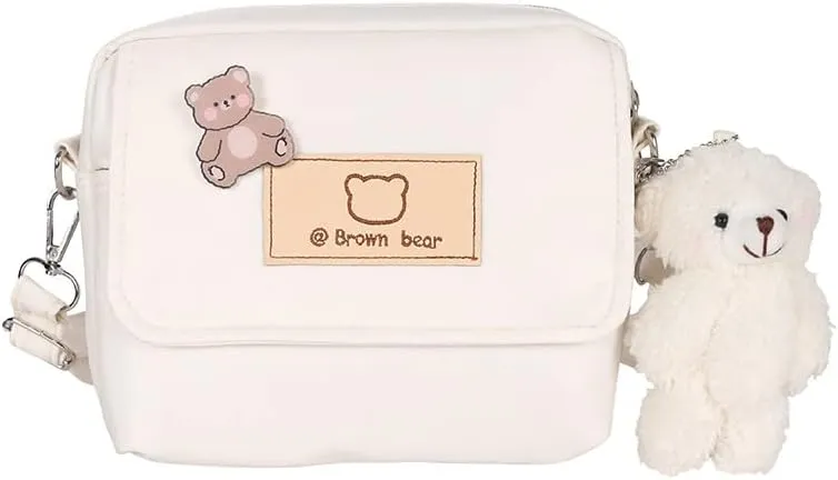 Cute Purse Kawaii Ita Bag Preppy Wallets Japanese Pins Mini Crossbody Messenger Bag Aesthetic Accessories Stuff