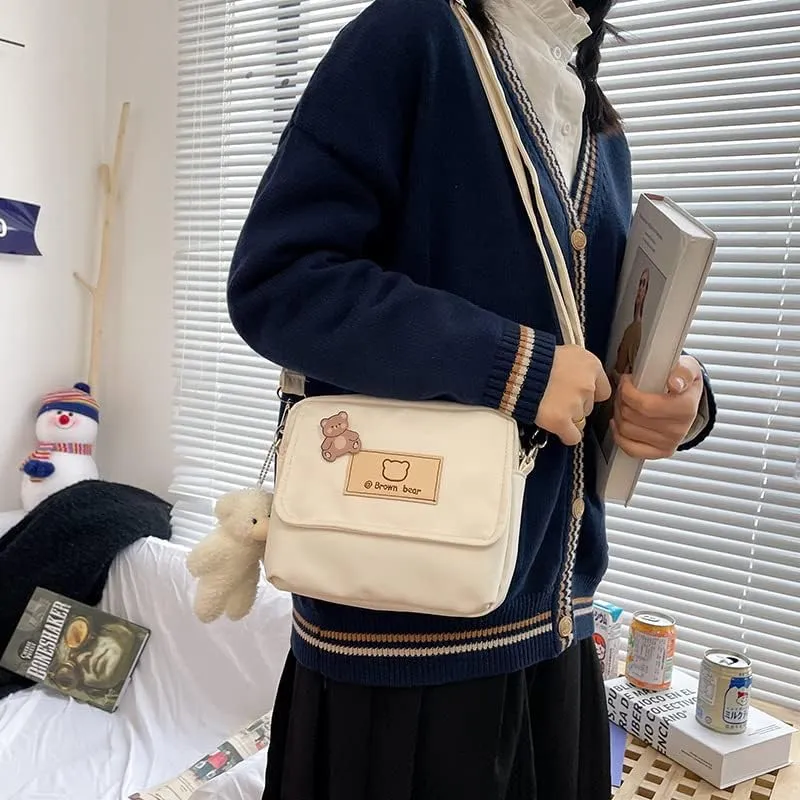 Cute Purse Kawaii Ita Bag Preppy Wallets Japanese Pins Mini Crossbody Messenger Bag Aesthetic Accessories Stuff