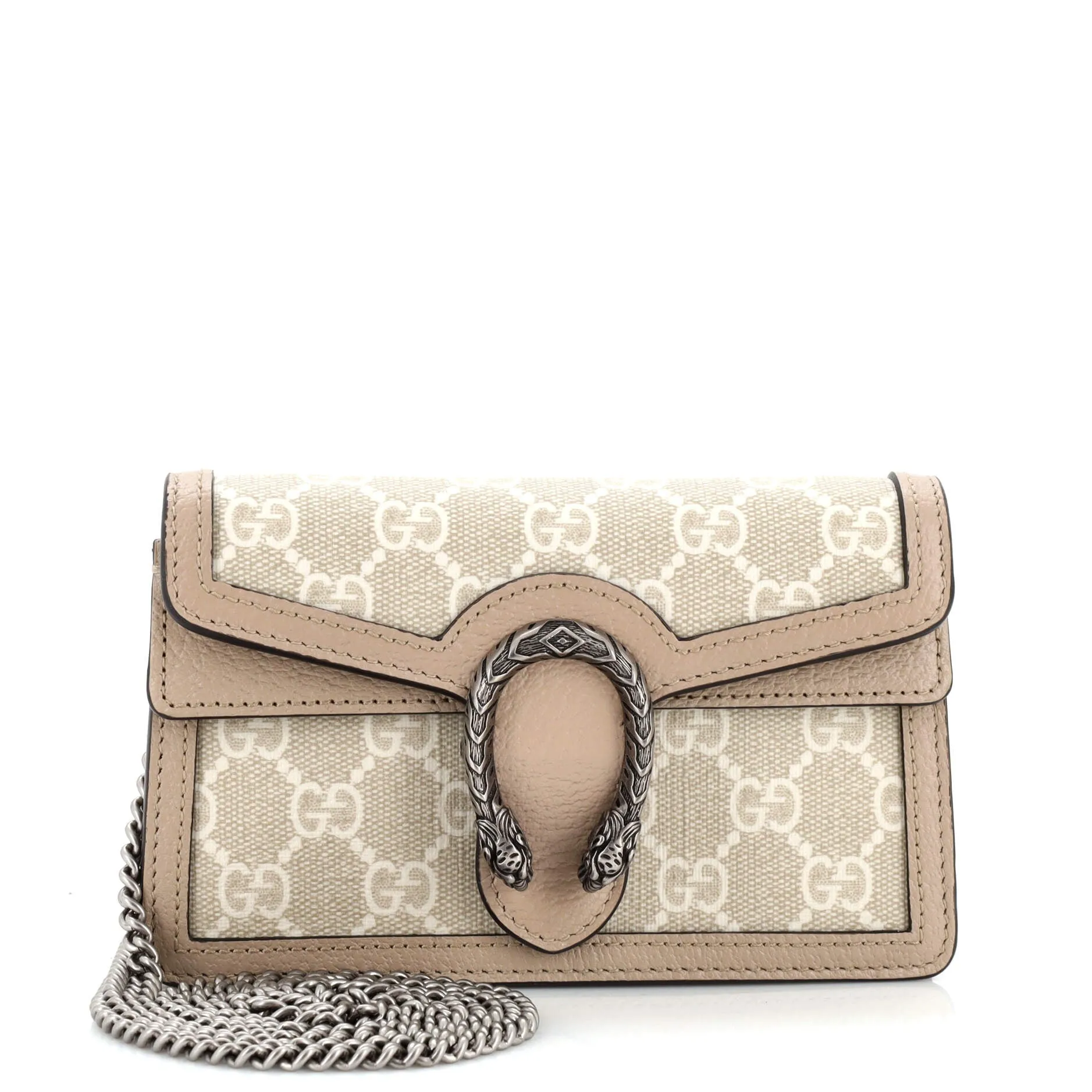 Dionysus Bag GG Coated Canvas with Leather Mini