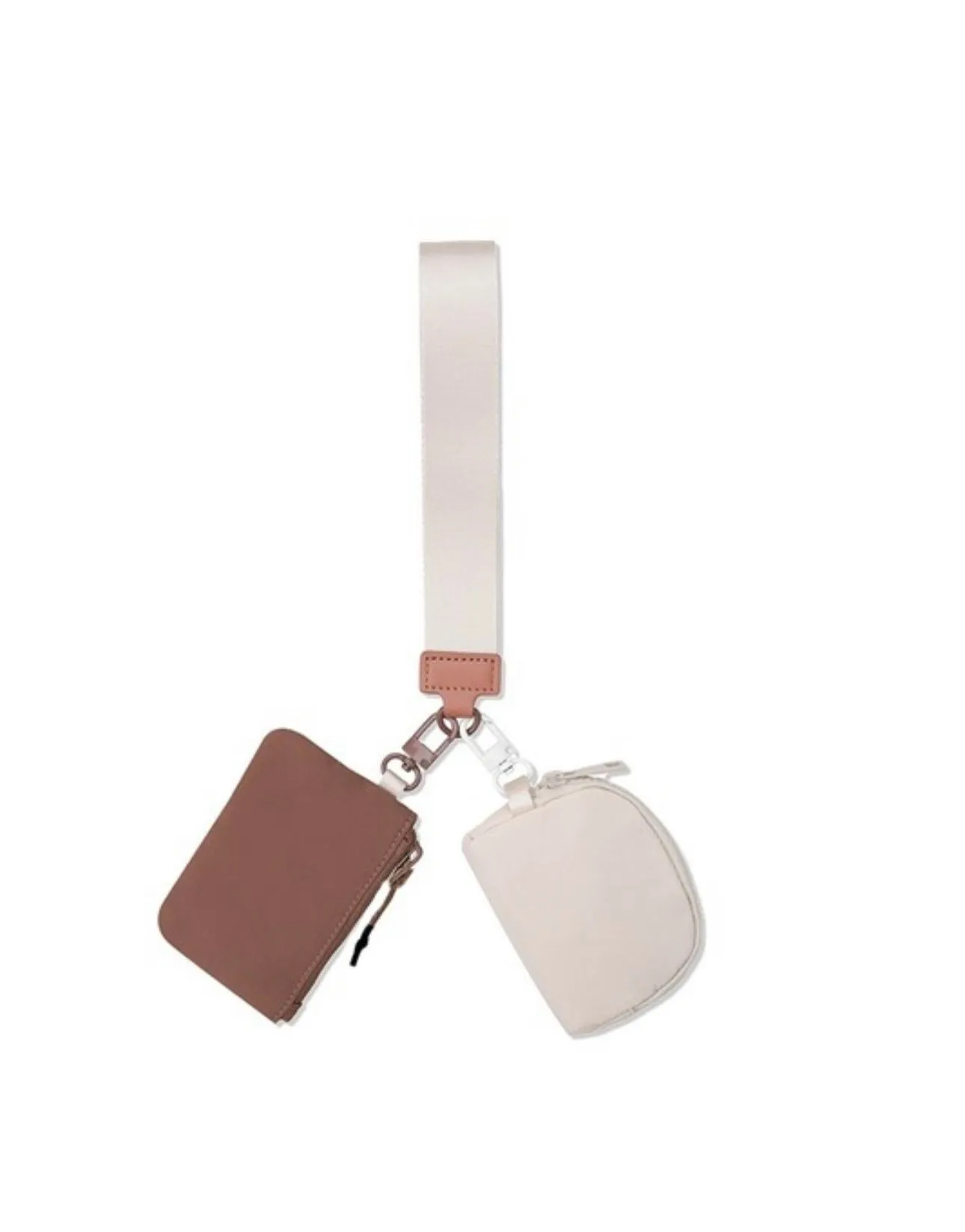 Double Pouch Keychain