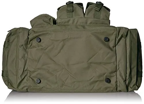 East West U.S.A Tactical Outdoor Multi Pockets Heavy Duty 22" Duffel Bag, Outdoor Sports Bag Olive Color