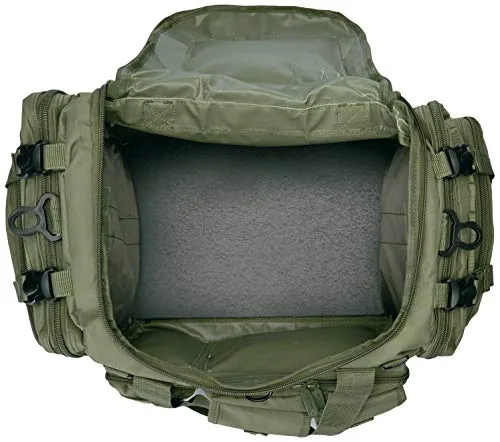 East West U.S.A Tactical Outdoor Multi Pockets Heavy Duty 22" Duffel Bag, Outdoor Sports Bag Olive Color