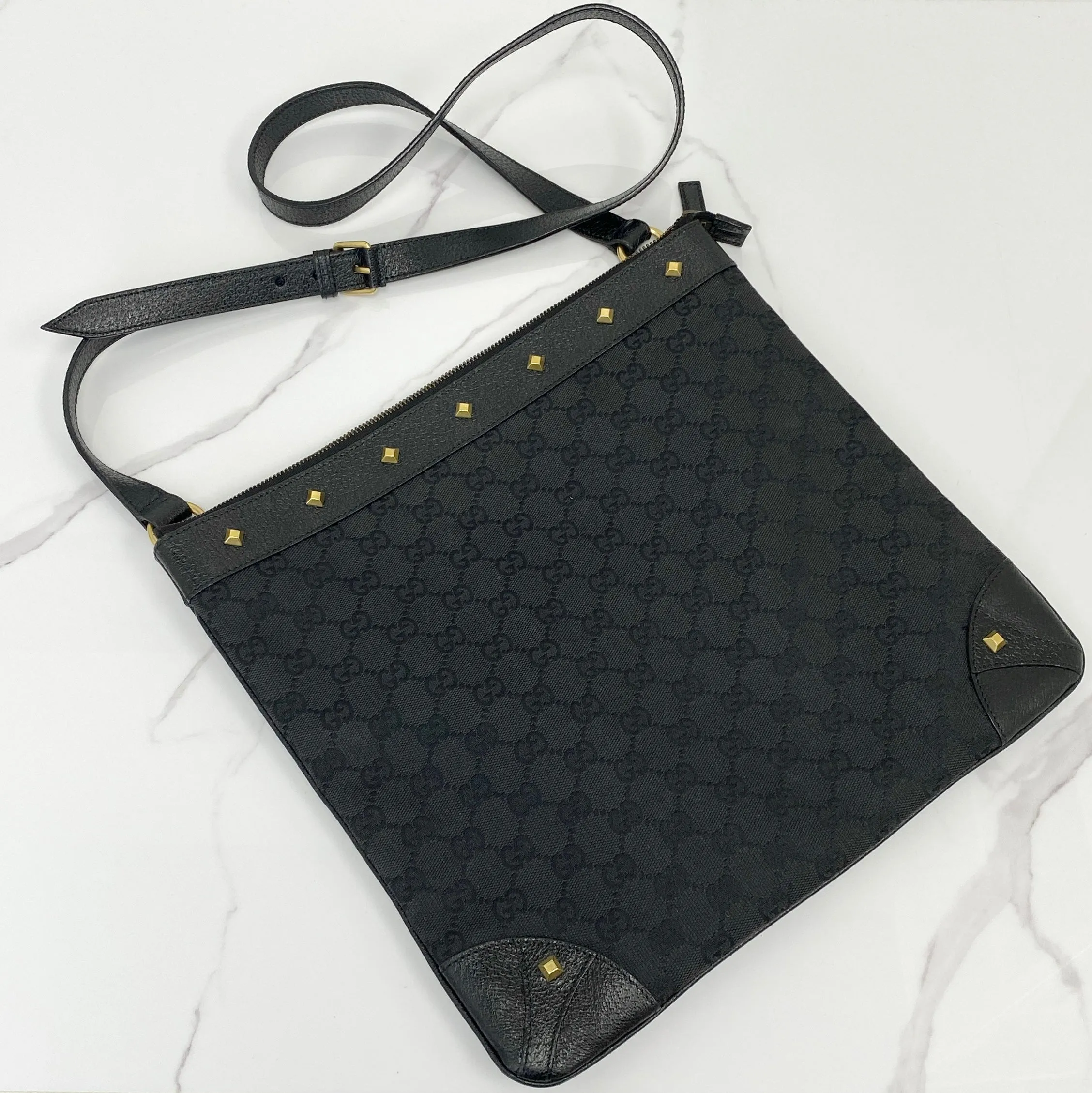 Gucci GG Canvas Messenger Bag