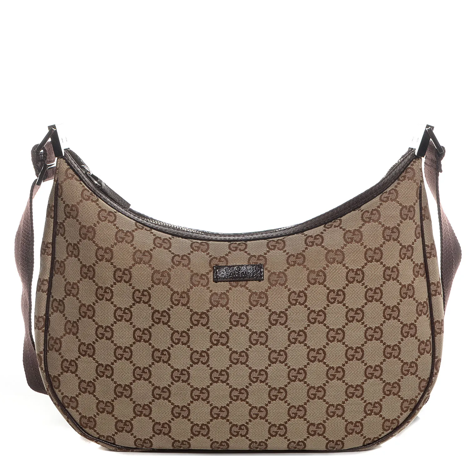 Gucci GG Monogram Half Moon Crescent Messenger Bag