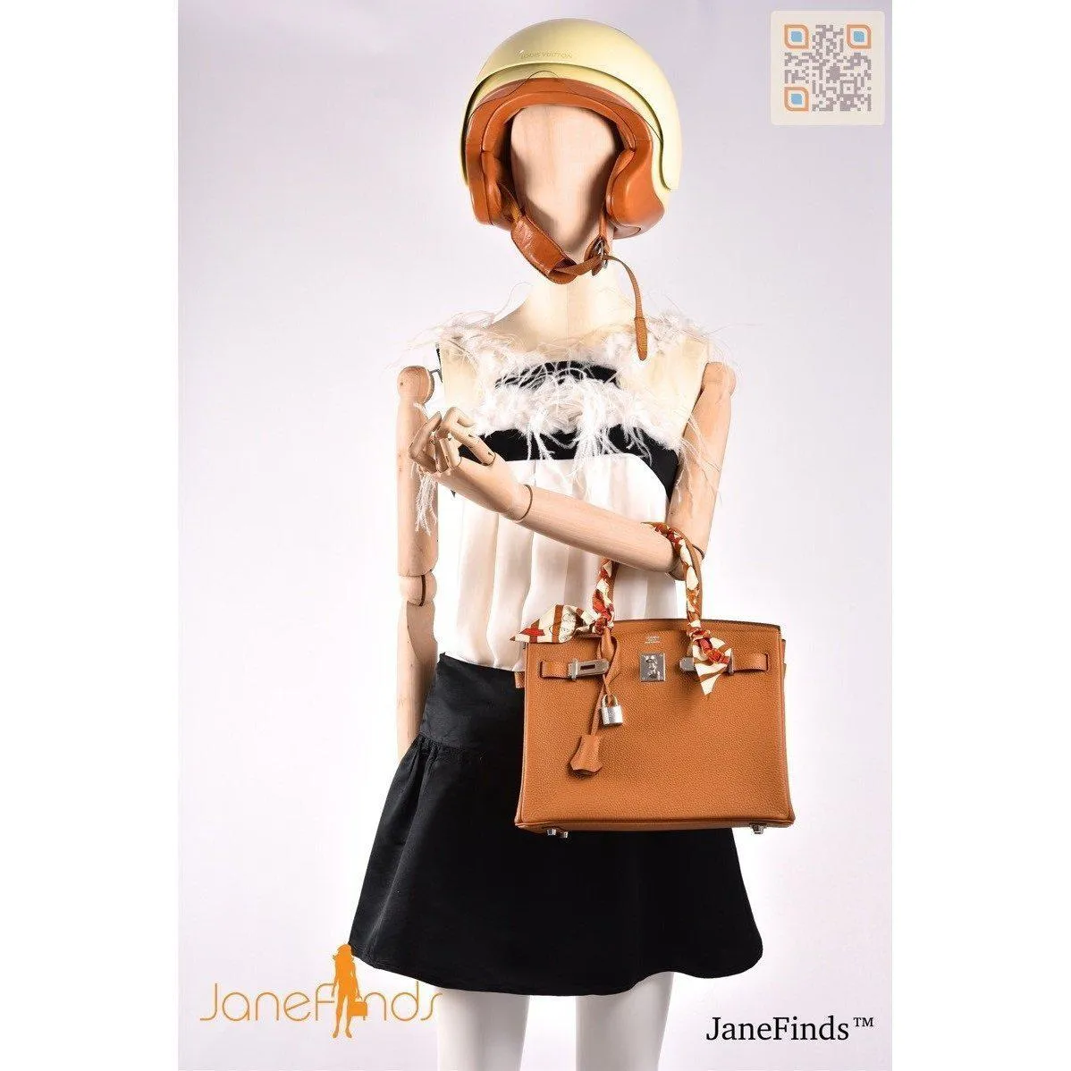 Hermes Birkin 30 Caramel Togo Palladium Hardware