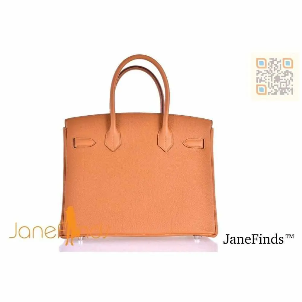 Hermes Birkin 30 Caramel Togo Palladium Hardware