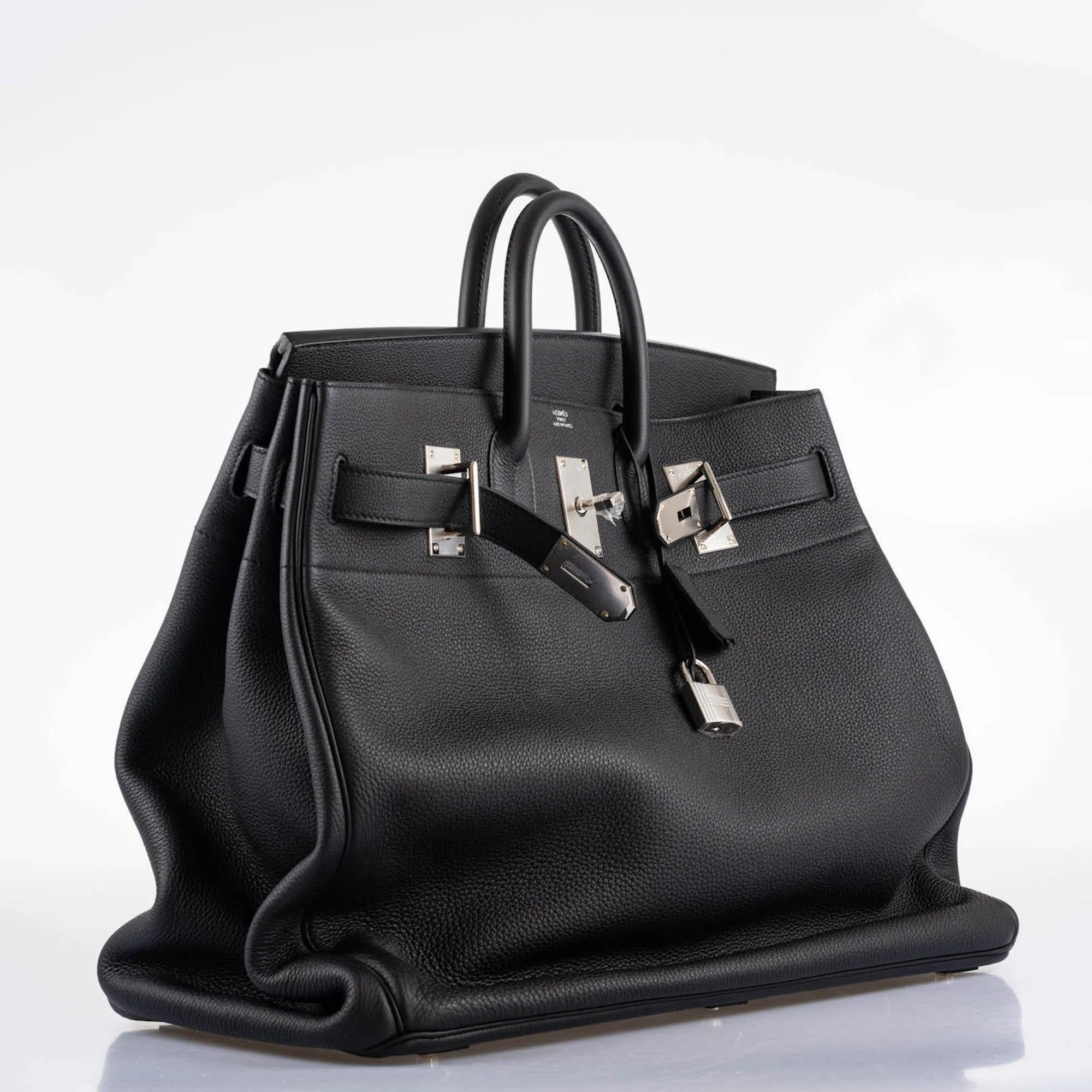 Hermès HAC Birkin 50 Voyager Black Togo leather Palladium Hardware