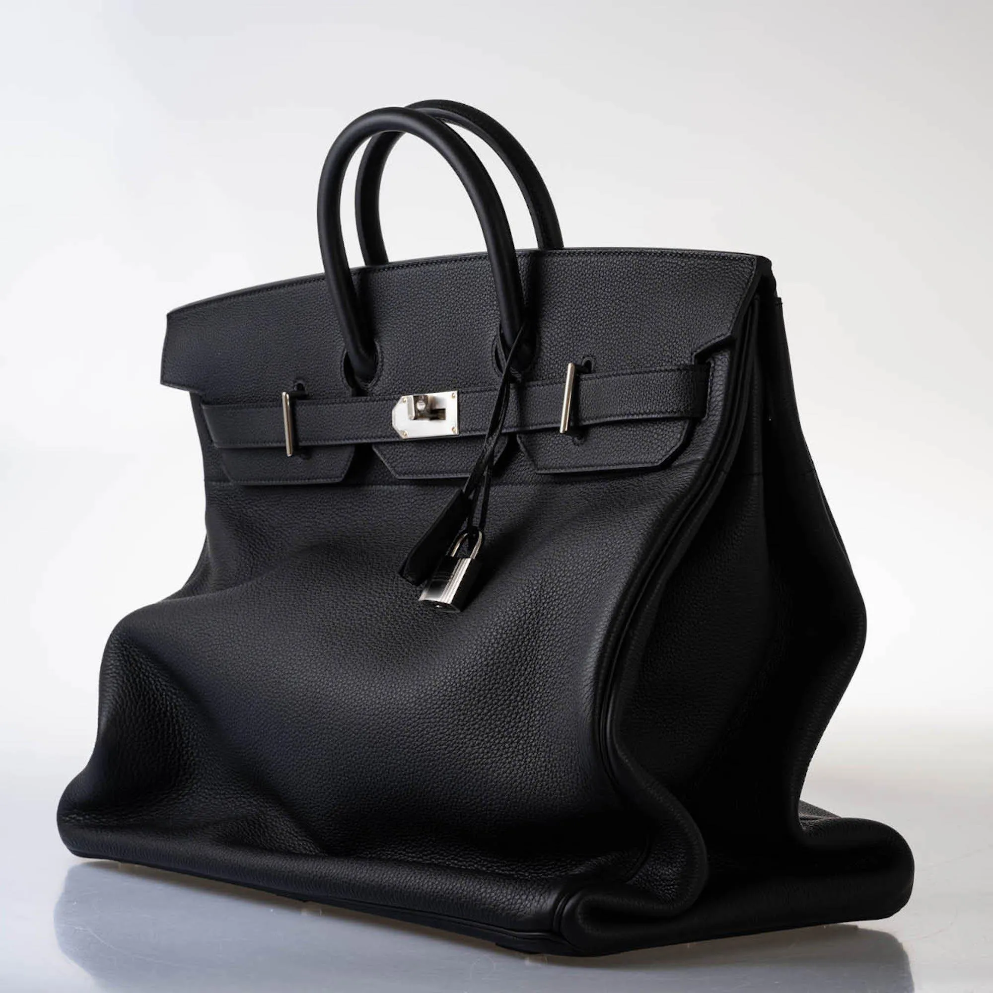 Hermès HAC Birkin 50 Voyager Black Togo leather Palladium Hardware