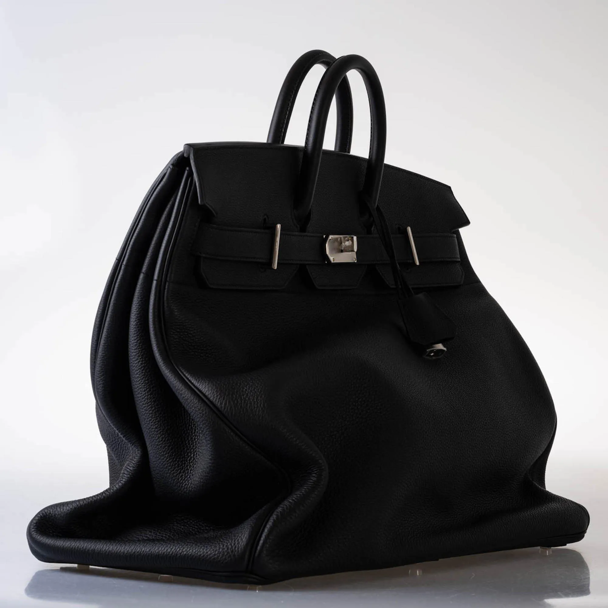 Hermès HAC Birkin 50 Voyager Black Togo leather Palladium Hardware