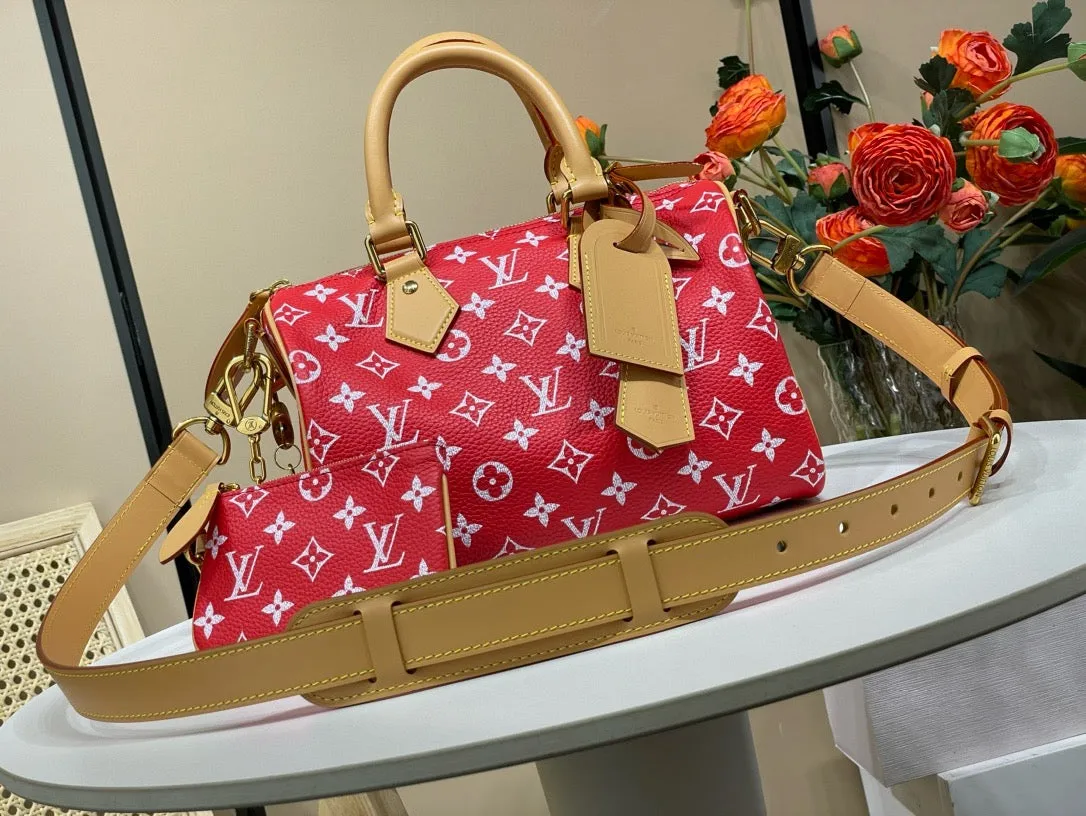 LB1012 Speedy P9 Bandoulière 25 / 9.8 x 5.9 x 5.9 inches / HIGHEST QUALITY VERSION