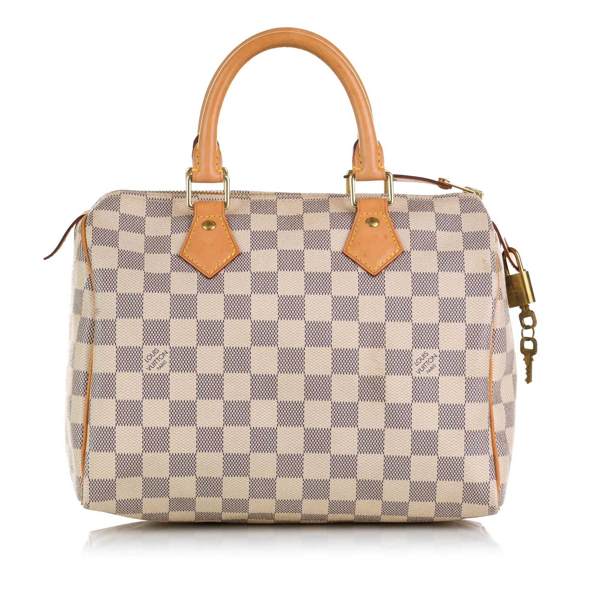 Louis Vuitton Damier Azur Speedy 25 (SHG-36935)