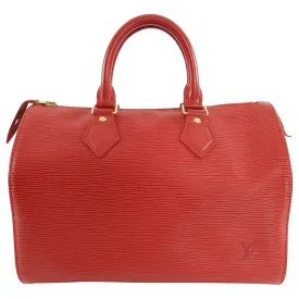 Louis Vuitton Red Epi Speedy Doctor Bag 30cm