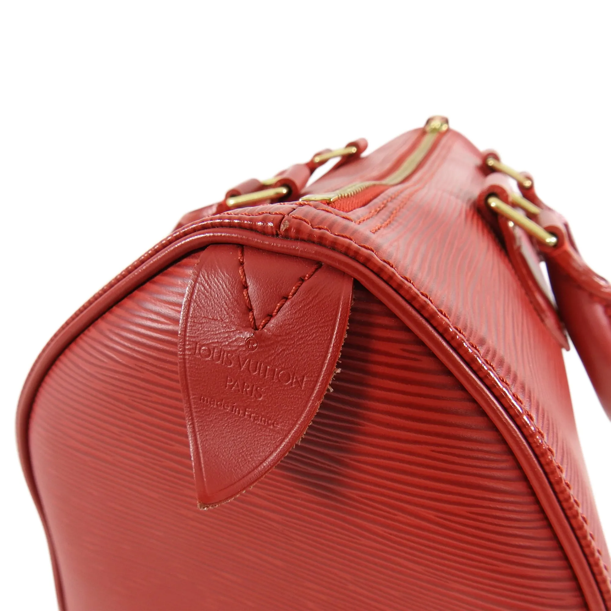Louis Vuitton Red Epi Speedy Doctor Bag 30cm