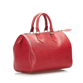 Louis Vuitton Speedy 30 Red Epi