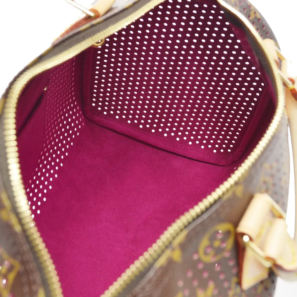 LOUIS VUITTON SPEEDY HAND BAG FUCHSIA MONOGRAM