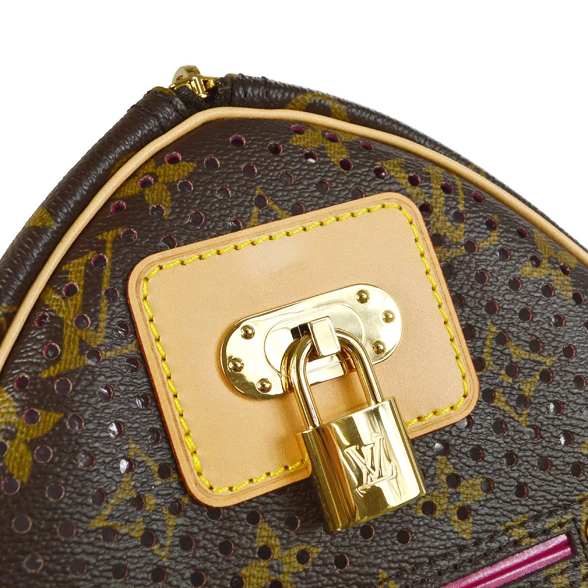 LOUIS VUITTON SPEEDY HAND BAG FUCHSIA MONOGRAM