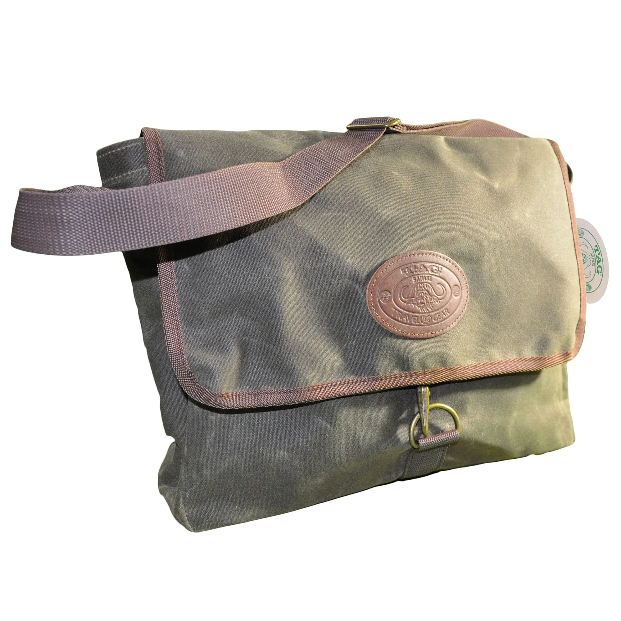 Messenger Bag - Waxed Canvas