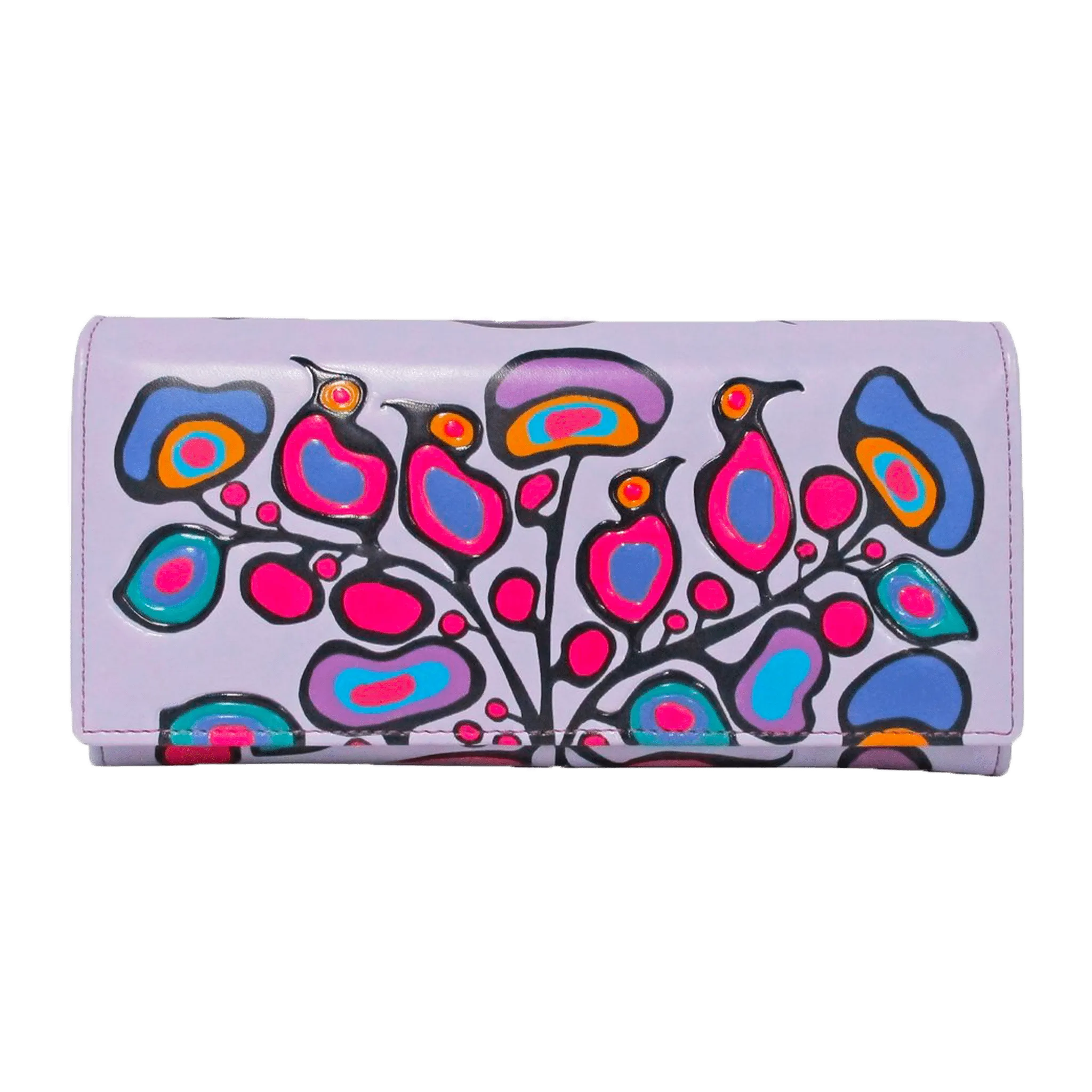 Norval Morrisseau Woodland Floral Wallet
