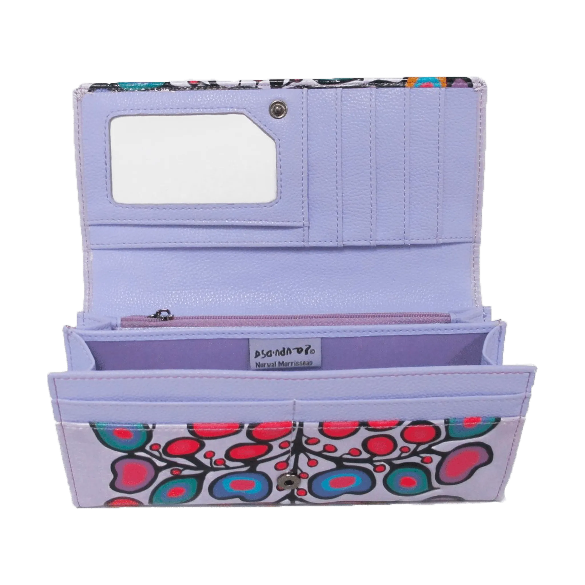 Norval Morrisseau Woodland Floral Wallet