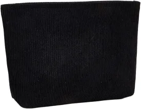 Small Makeup Bag for Women, Mini Makeup Pouch for Purse Large Corduroy Travel Cosmetic Bag Cute Toiletry Bag Travel Accessories Preppy Makeup Brushes Aesthetic Accessories Storage Bag