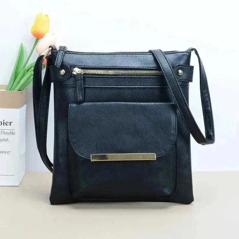 Vintage Faux Leather Crossbody Bags - Stylish & Versatile - WCB010