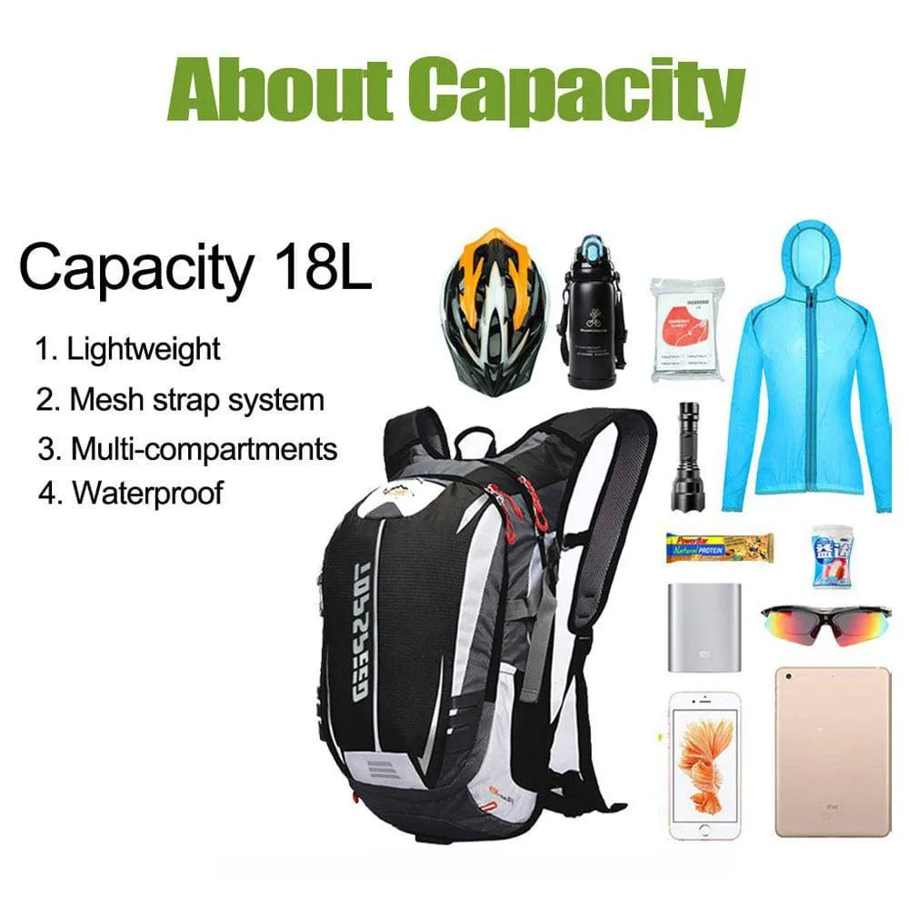 Water Hydration backpack NEWBOLER 18L Back pack-3L water bag