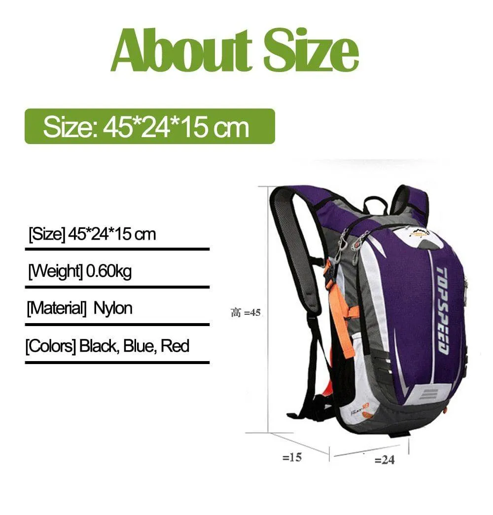 Water Hydration backpack NEWBOLER 18L Back pack-3L water bag
