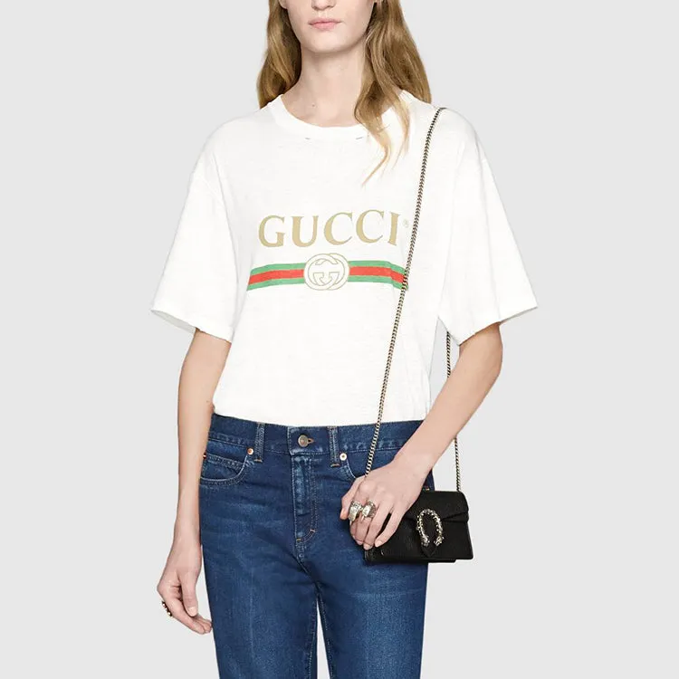 (WMNS) Gucci Dionysus Mini-Sized Single-Shoulder Bag Black 476432-CAOGN-8176