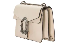 (WMNS) GUCCI Dionysus Series Single Shoulder Bag Small Beige