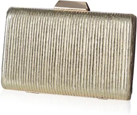 Women Evening Bag Pleated Clutch Bag Bridal Wedding Purse Ladies Shoulder Bag Handbag With Detachable Chain